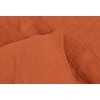 PINOLINO Muslin Bedding for Cot Beds, Red, 2-Piece, 630001-51, One