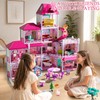 JUKUDAHU 4-Story Villa Playset for Girls Ages 3-8 - 11