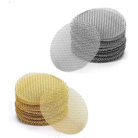200pcs Pipe Screens, 3/4 Inch Pipe Filters, 100pcs Premium Stainless Steel Pipe Screens and 100pcs Brass Filters