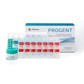 Menicon Progent Biweekly Contact Lens Cleaner - Removes Protein (7 Treatments)