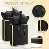 Yeaqee 10 Pack Metallic Paper Gift Bags with Handles and