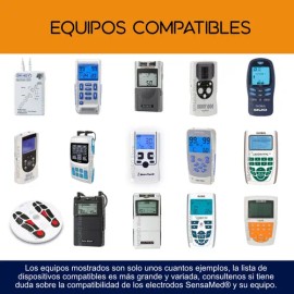 300 Electrodos Parches Pads 5x5 Cola De Ratón Tens Ems                                                                                                