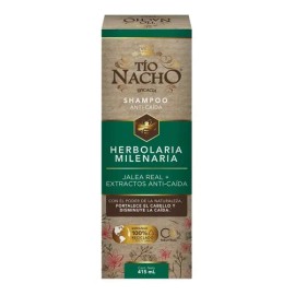 Tío Nacho Shampoo Herbolaria Milenaria. Botella Con 415ml.