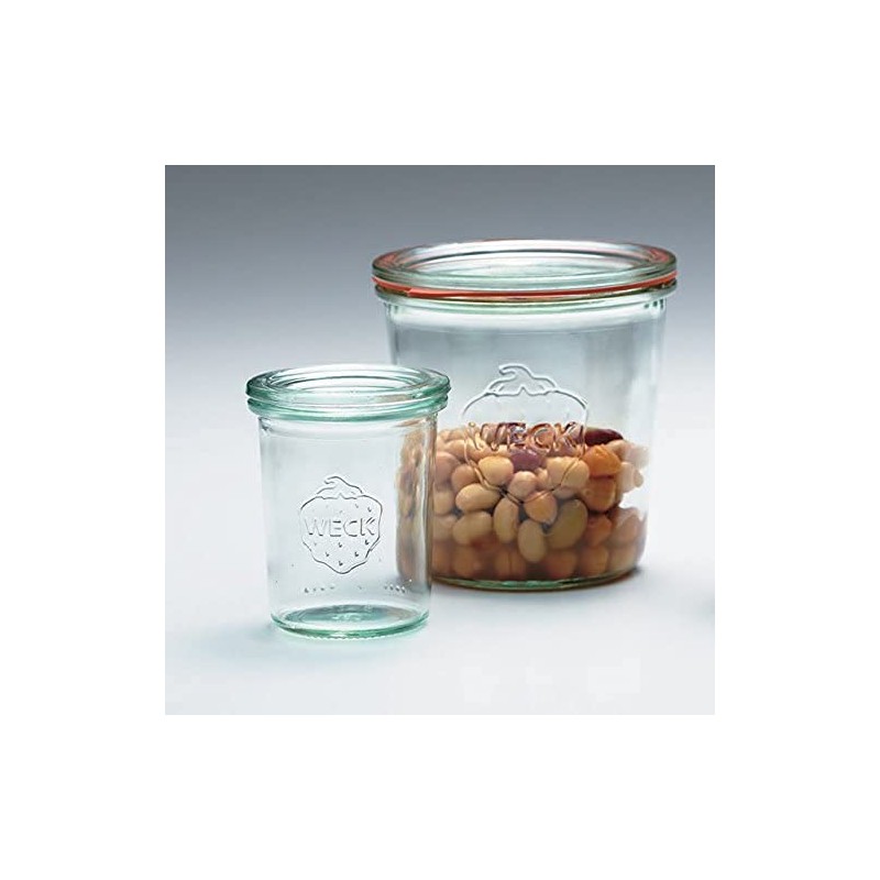 WECK Mold Shape Glass Canister, 16.9 fl oz (500 ml)