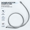 LukLoy Stainless Steel Shampoo Bowl Hose, 1/2" Thread Water Pipe