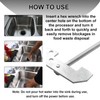 Aulpq Garbage Disposer Unjamming Wrench, for Waste King also for