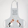 Sweet William Jack Russell apron