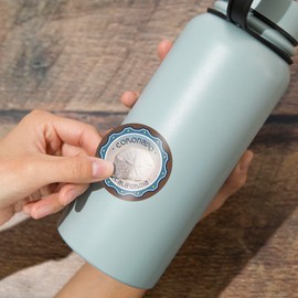 Die Cut Sticker Coronado, California, Sand Dollar and Beach, Contour Vinyl Sticker 1 to 3 inches (Waterproof Decal for Cars, Water Bottles, Laptops, Coolers), Small