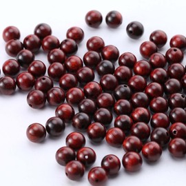 DAHI Wooden Beads Sandalwood Beads Wooden Beads Craft Beads for DIY Jewellery Making (8 mm/400 Pieces)