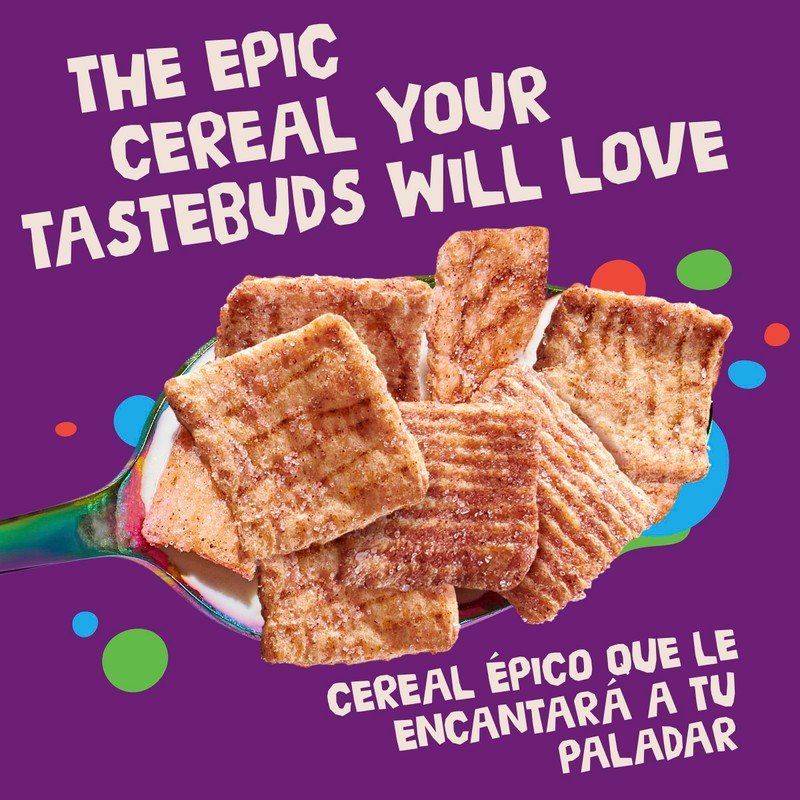 Cinnamon Toast Crunch Breakfast Cereal, Crispy Strawberry Cereal, Family Size,