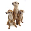 Bambelaa! Set of 3 Meerkat Family Garden Decoration Garden Figurine