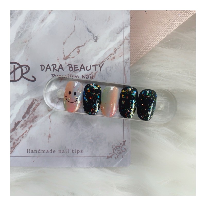 [Handmade Nail Tip] Vertical Gradient Smile Nail / [수제네일팁] 세로그라데이션