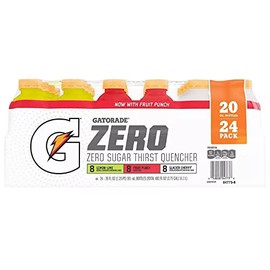 Gatorade Zero Thirst Quencher Variety Pack, 20 Fl Oz (Pack of 24)