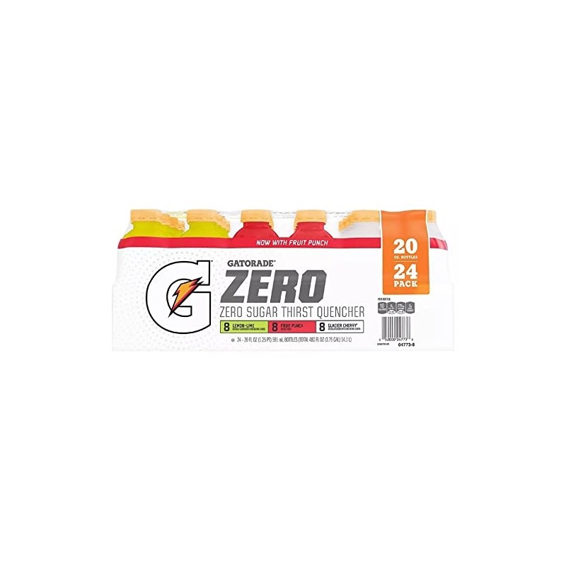 Gatorade Zero Thirst Quencher Variety Pack, 20 Fl Oz (Pack