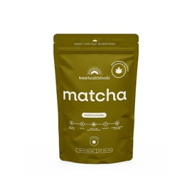 KOYA Matcha en Polvo 100 g | Color Verde Intenso | Sin Gluten | Vegano | Keto | Sin Azúcares Añadidos| Orgánico 100% Puro| Ideal Para Bebidas Y Repostería | Origen Japonés