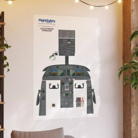 Gulfstream G500/G550 Cockpit Poster 24in x 36in