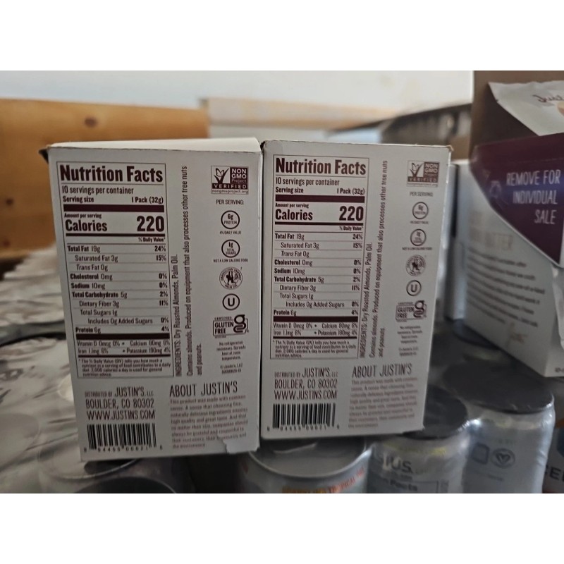 Justin's 6 boxes Justin's Classic Almond Butter Squeeze Packs, Only
