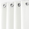 Douceur d'Intérieur 1609124 Curtains, Polyester, White, 140 x 180 cm