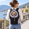Dog Pet Backpack Carrier – Breathable Adjustable Front Pack for