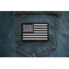Ivamis Black and White American Flag Patch- 3x2 inch -