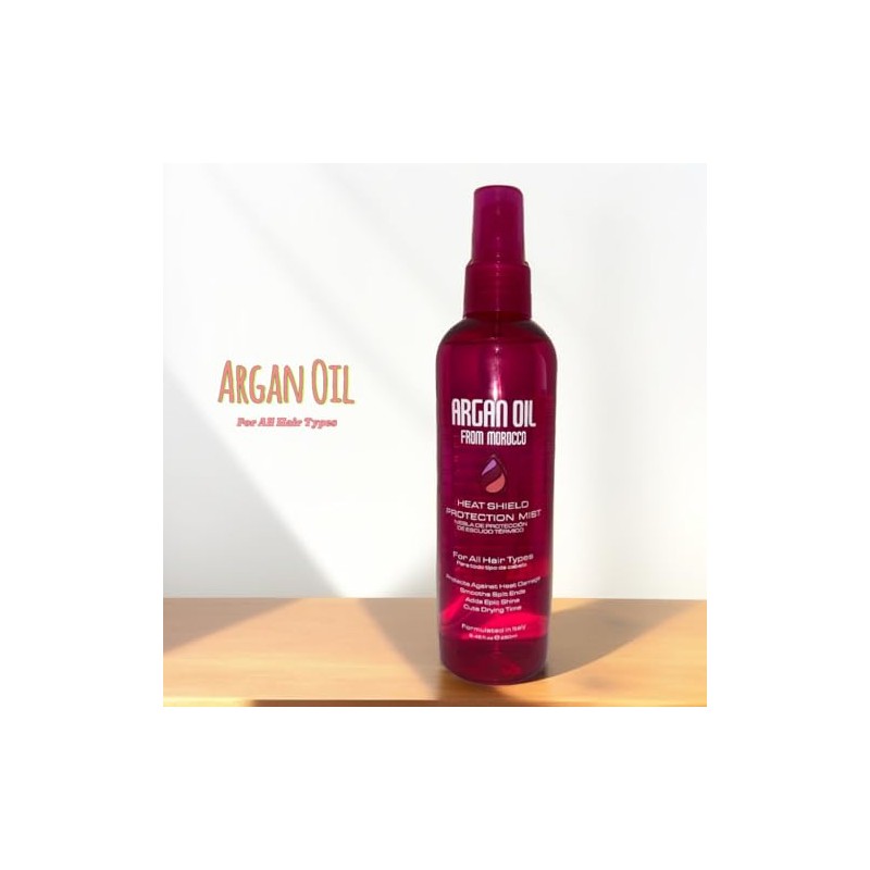 Argan Oil from Morocco Heat Shield Protection Mist, 8.45 fl.oz.