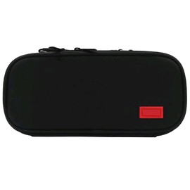 WANGCL Large Pencil Case Big Capacity Pencil Cases with 3 Compartments Pen Bag for School College Office Stationery Organizer and Makeup Bag（Black）