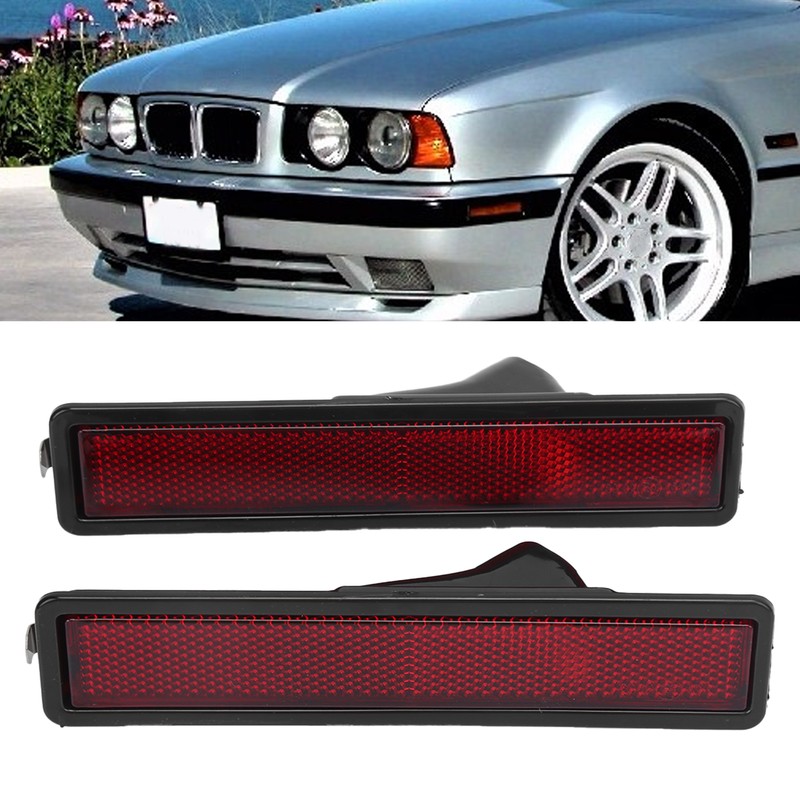 2pcs Front Side Marker Light Cover Lens 63141377849 Replacement for