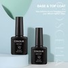 Coscelia Base e Top Coat Semipermanente, 10ML x 2 Base