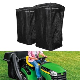 Unbranded 2pcs For AM122416 John Deere Equipment Grass Bags 100 Series Bagger
