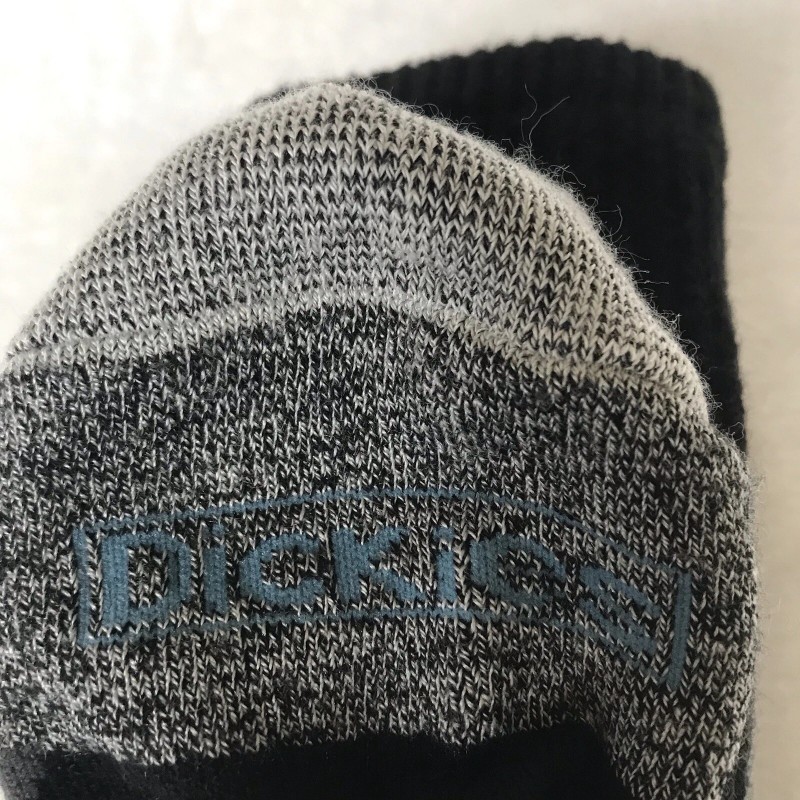 Genuine Dickies Dickies Mens Black Crew Performance WoolBlend Thermal Socks