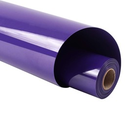 Guangyintong Heat Transfer 12" x 12ft Purple HTV Rolls - Easy to Cut & Weed Glossy Surface Iron on Vinyl for T-Shirts, All Cutter Machine