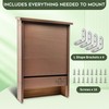 Outer Trails Extra Large Bat House, 3 Chambers, Brown, Holds