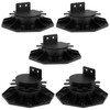 5Pcs Decking Pedestal Riser Bearing Support Height Adjustable Deck Raising