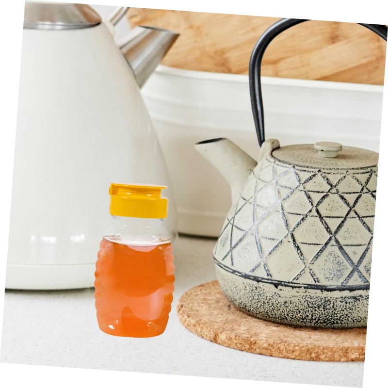 Kisangel Sets Multi-Purpose Squeeze Bottles Honey Jars Dispenser for Condiments