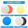 IPELY 6 Pcs 5 Inch Buffing Pads, Polishing Pads 5.5