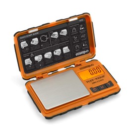TruWeigh TUFF-Weigh Digital Mini Pocket Scale 100g x 0.01g Orange and Black