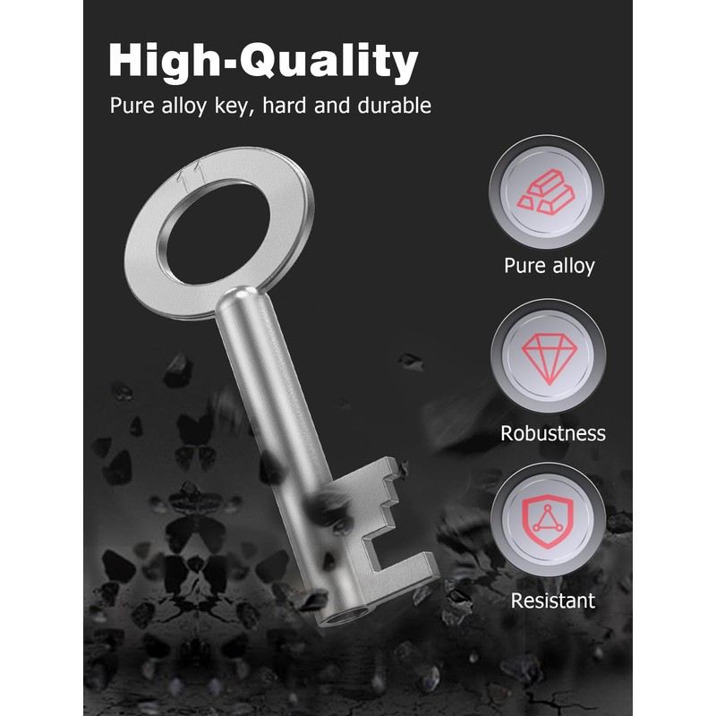 FB Keys Set 6pcs, Mellbree Fire Brigade Keys FB, FB1,