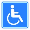 Handicap Sticker Premium Decal Die Cut Wheelchair Accessible