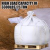 Hoolerry 10 Pcs FIBC Bulk Bag, 1.5 Ton 39" L