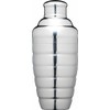 BarCraft Art Deco Cocktail Shaker with Recipes in Gift Box,