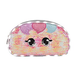 Footy | Kulturbeutel - Rosa | Sterne | Federmäppchen für Mädchen und Schule