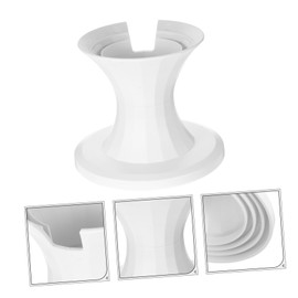 jojofuny 2pcs Desktop Speaker Stand for Riser Cable Organizer Material Elegant Design for Clutter Workspace for Desktop Use