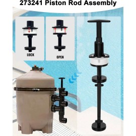 For Pentair 2" PVC Slide Pool & Spa Multiport Valve Piston Rod Assembly 273241