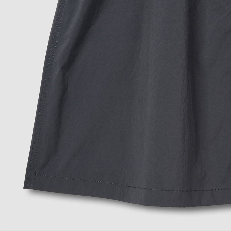 JAJU [JAJU] Women's Crisp Seersucker Bustier Dress_Charcoal