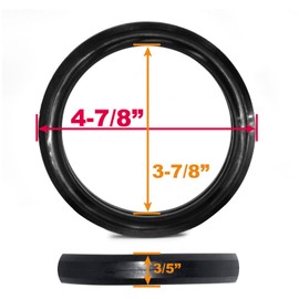 935-0243B Friction Drive Wheel - ELEFOCUS Rubber Friction Disk Compatible with MTD, Craftsman, Troy Bilt 753-0243, 735-0243 and 735-0243B - 2 PCS