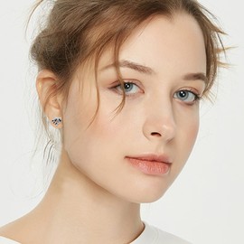 Raccoon Earrings 925 Sterling Silver Hypoallergenic Raccoon Stud Earrings Small Cute Animal Raccoon Jewellery Birthday Gifts for Raccoon Lovers Teen Girls