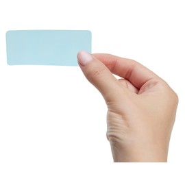 Demco Color-Tinted See-Through Labels, Label Protector Savers - Green 250/Roll