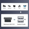 CY -3pcs/set 9pin 10pin Motherboard Front Panel Header Female to