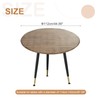 sourcing map Round Table Cover with Elastic Edge Fits 45"-56"