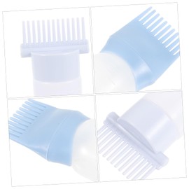 FOMIYES 2pcs Root Bottle Applicator Root Comb Applicator Bottle Oil Comb Applicator Scalp Applicator Dyeing Bottle for Hair Applicator Bottle for Hair Comb Bottle Applicator Set Hair Dye